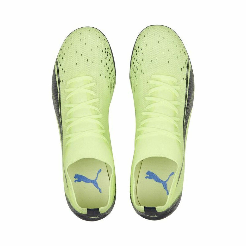 Adult's Football Boots Puma Ultramatch MG Fizzy Light Green
