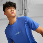 Puma Herren-Kurzarm-T-Shirt Run Favorite Logo Blau – Produktansicht 10