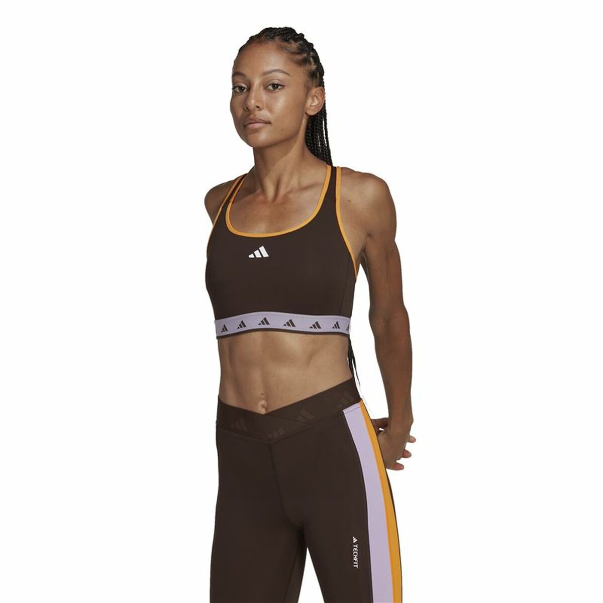 Adidas Sports Bra Hyperglam Powerreact Women's Sports Bra - Black - product view 15