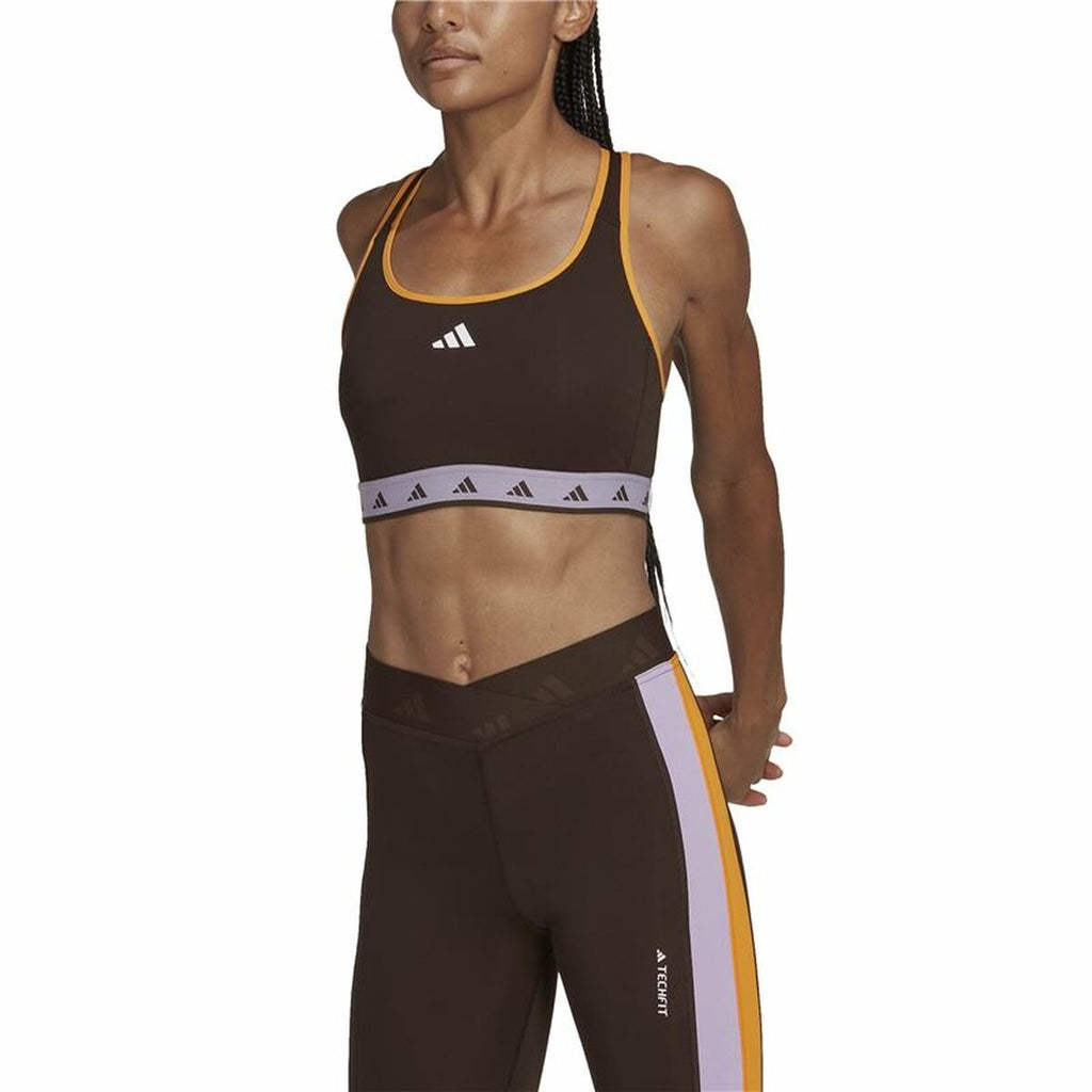 Adidas Sports Bra Hyperglam Powerreact Women's Sports Bra - Black - product view 14