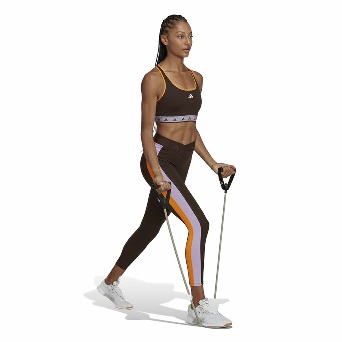 Adidas Sports Bra Hyperglam Powerreact Women's Sports Bra - Black - product view 10