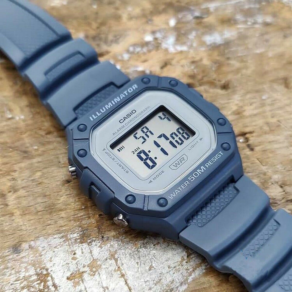 Unisex Watch Casio W-218HC-2AVEF (Ø 43 mm)