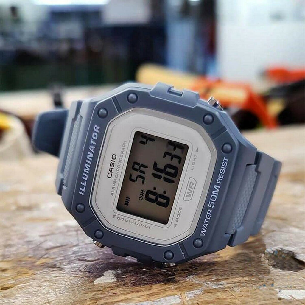 Unisex Watch Casio W-218HC-2AVEF (Ø 43 mm)