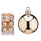 Krist+ Weihnachtskugel-Set 00480-6 Bronze PVC Ø 4 cm – Produktansicht 2