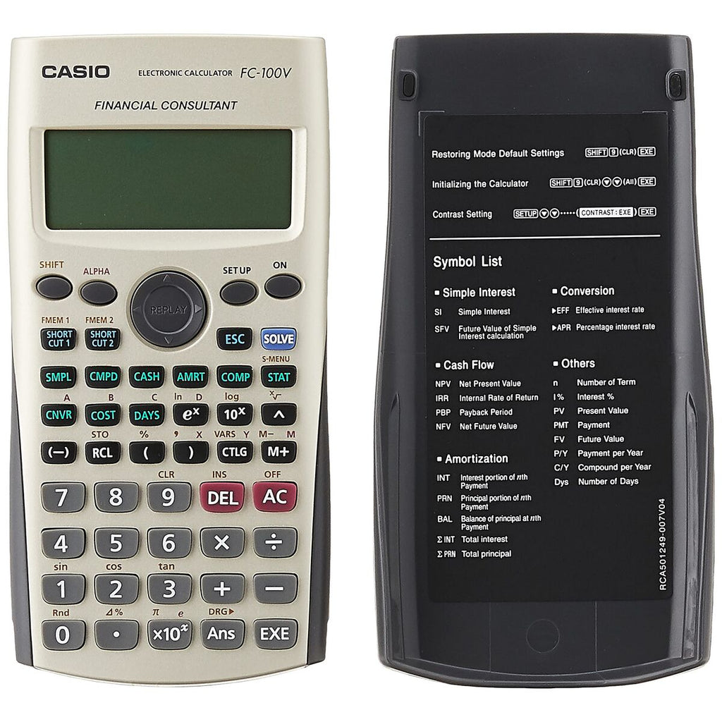 Casio Financial Calculator FC-100V – Produktansicht 6