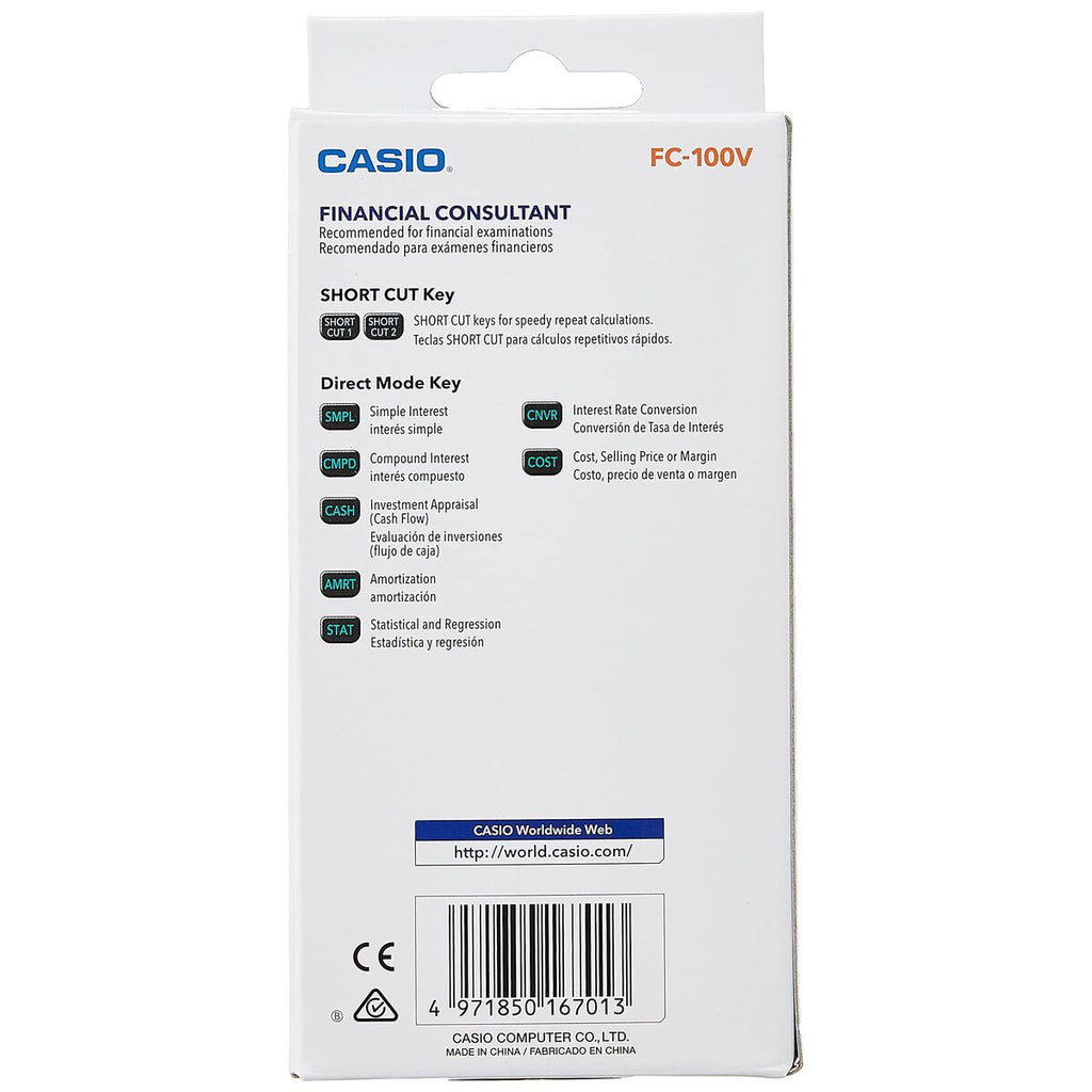 Casio Financial Calculator FC-100V – Produktansicht 8