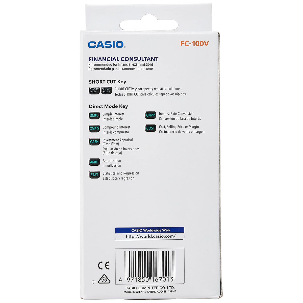 Casio Financial Calculator FC-100V – Produktansicht 8