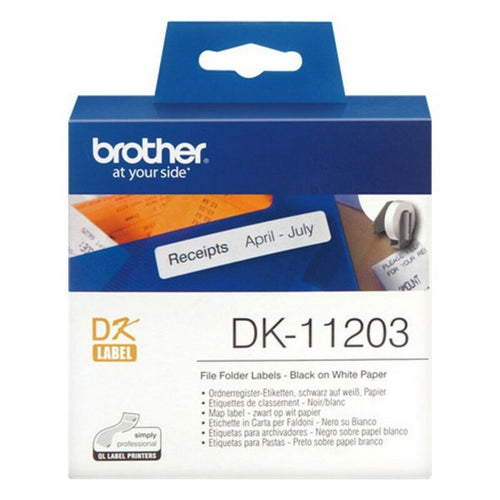Brother Laminated Tape für Labelling Machines DK11203 Weiß – Produktansicht 1