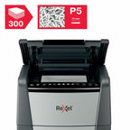 Rexel Mikroschnitt-Aktenvernichter Optimum Auto+ 300M 60 L – Produktansicht 5