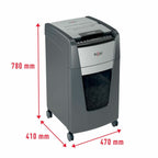 Rexel Mikroschnitt-Aktenvernichter Optimum Auto+ 300M 60 L – Produktansicht 2