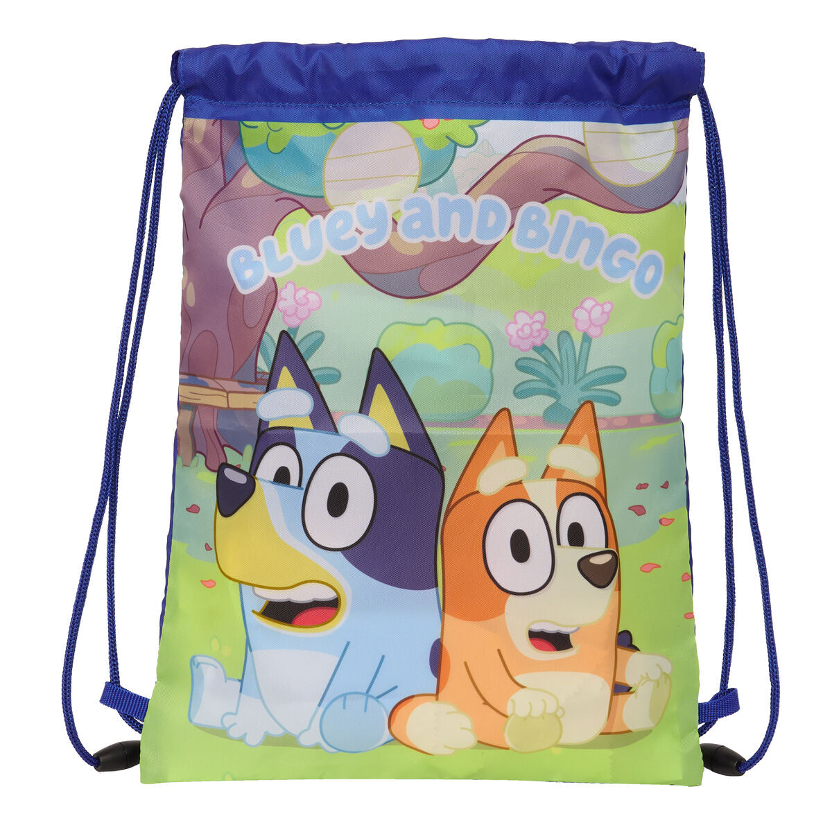 Bluey Rucksack mit Strings Dunkelblau – Produktansicht 1