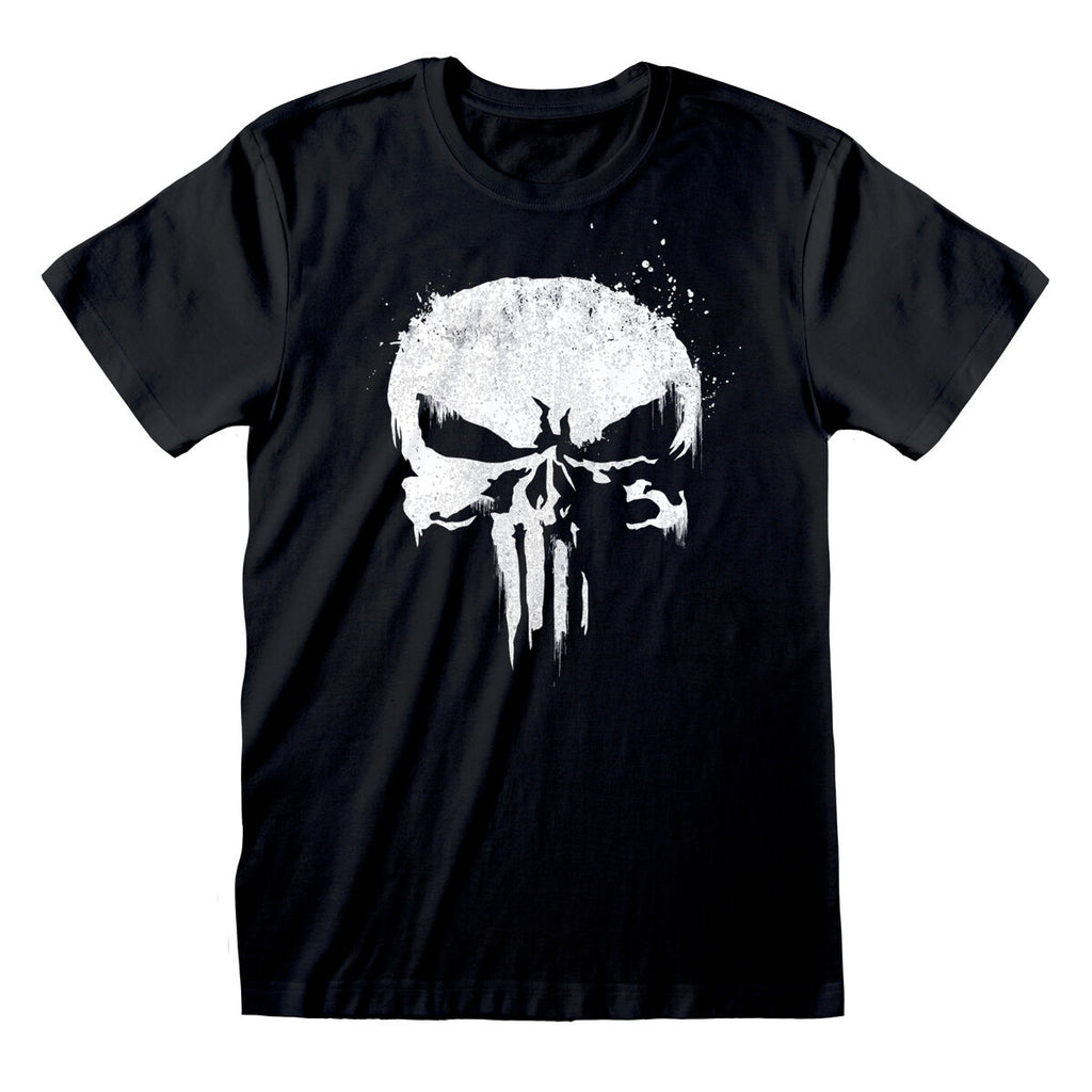 Marvel Kurzarm-T-Shirt Logo Schwarz Unisex – Produktansicht 1