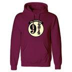Harry Potter Unisex-Hoodie Platform 9 & 3 Quarters Burgundy – Produktansicht 1