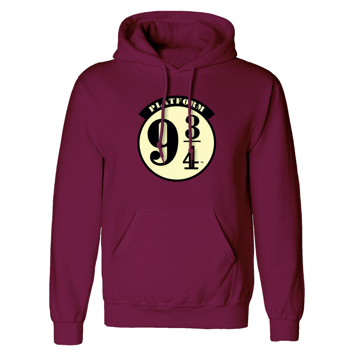 Unisex Hoodie Harry Potter Platform 9 and 3 Quarters Burgundy – Produktbild 1