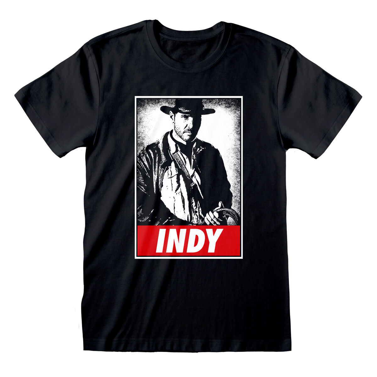 Short Sleeve T-Shirt Indiana Jones Indy Schwarz Unisex – Produktbild 1