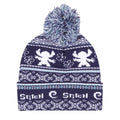 Stitch Hut Fair Isle Pom Beanie Dunkelblau – Produktansicht 1