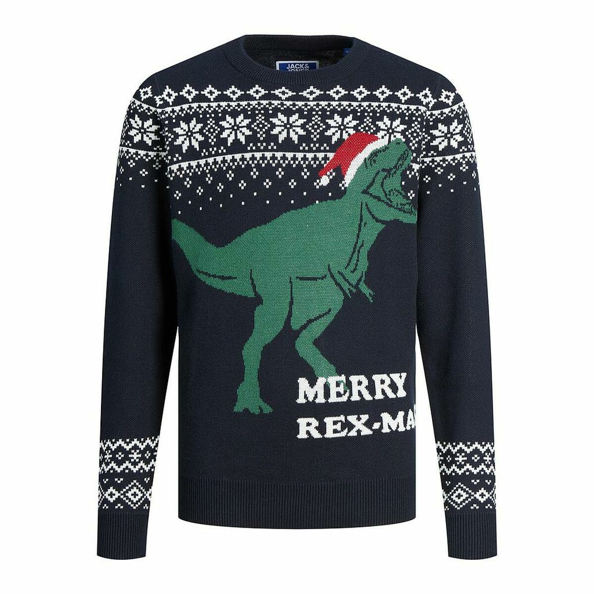 Unisex Jumper Jack & Jones T REX Navy Blau – Produktbild 1