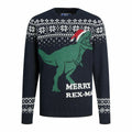 Jack & Jones Unisex Jumper T REX Dunkelblau – Produktansicht 1
