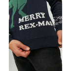 Jack & Jones Unisex Jumper T REX Dunkelblau – Produktansicht 5
