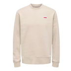 Only & Sons Herren-Sweatshirt without Hood Onsdawson Reg Crew Vd Weiß – Produktansicht 1