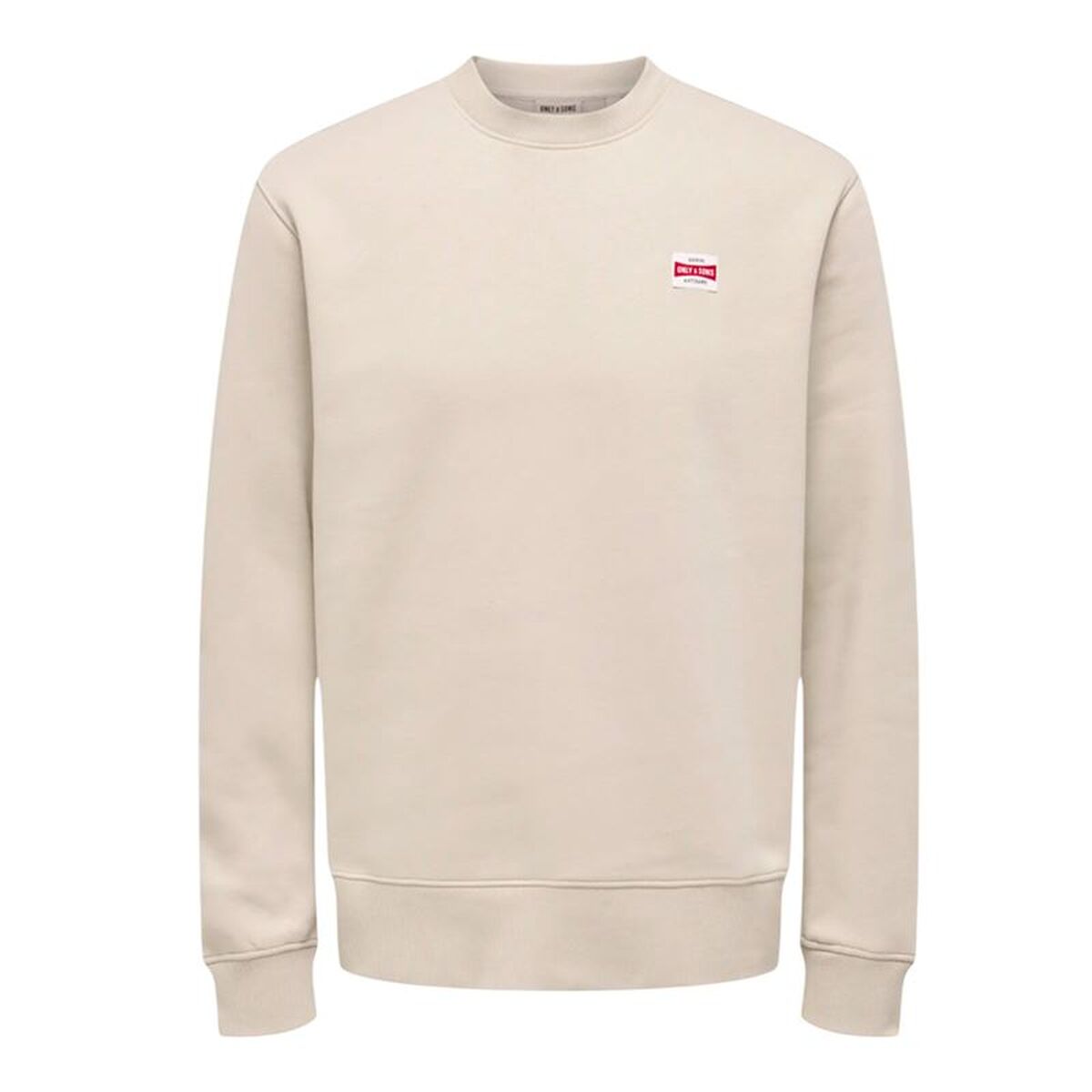 Herren’s Sweatshirt without Hood Only & Sons Onsdawson Reg Crew Vd Weiß – Produktbild 1