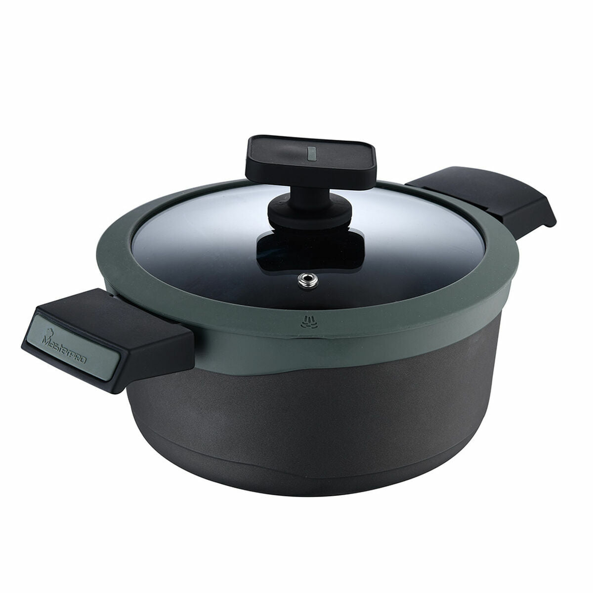 Masterpro Casserole mit lid GASTRO REECO MP Schwarz – Produktansicht 1