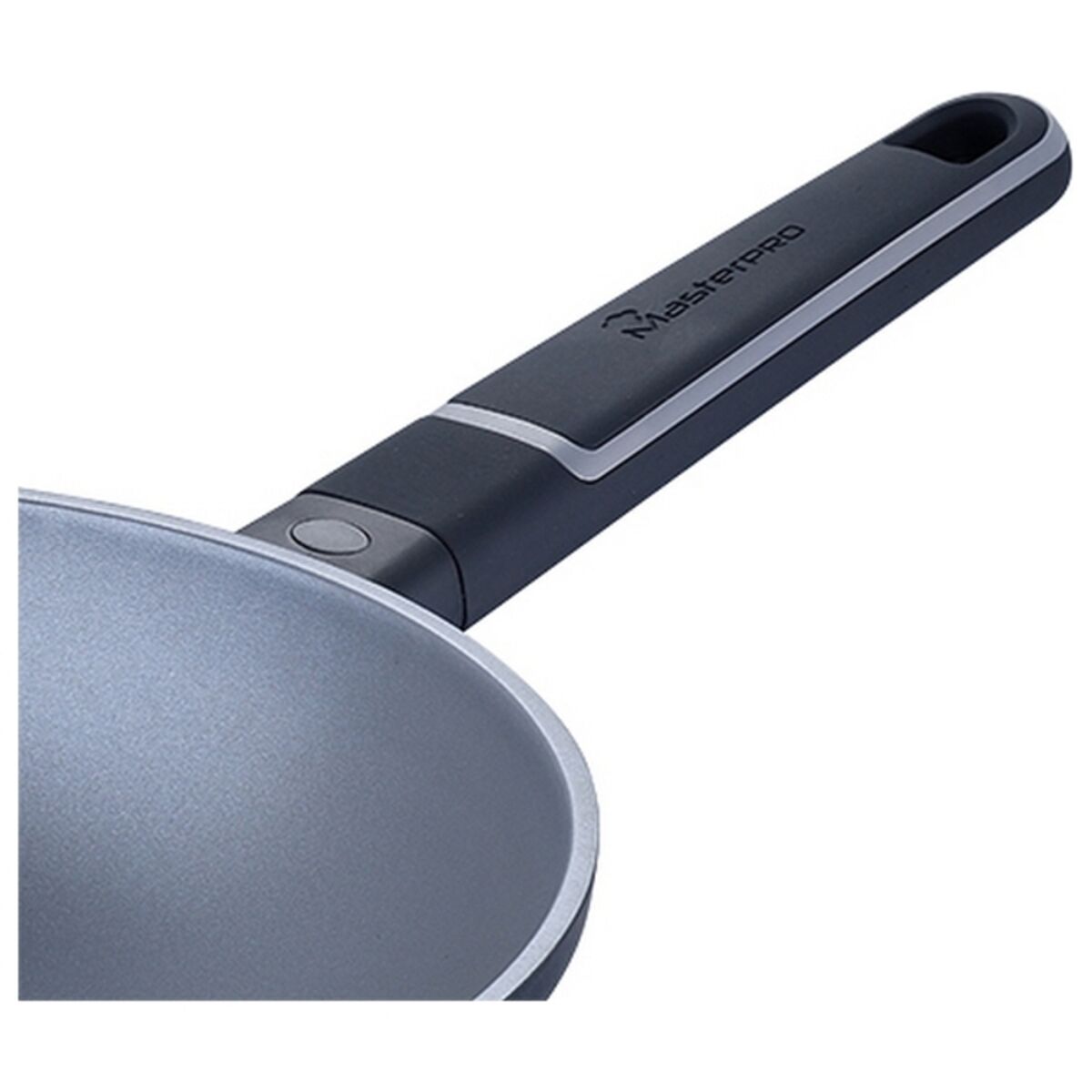 Masterpro Wok Pfanne Indigo Schwarz Aluminium (Ø 28 cm) – Produktansicht 3