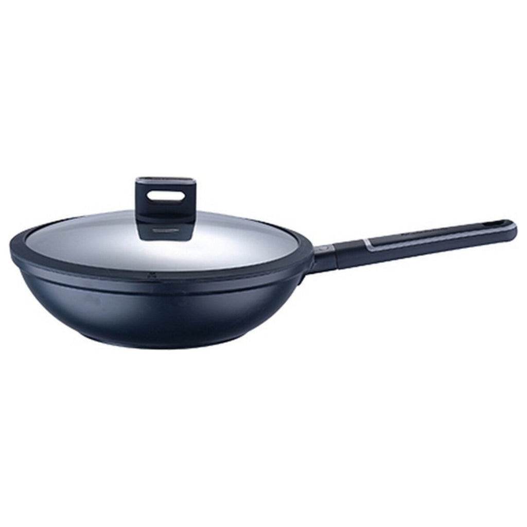 Masterpro Wok Pfanne Indigo Schwarz Aluminium (Ø 28 cm) – Produktansicht 7