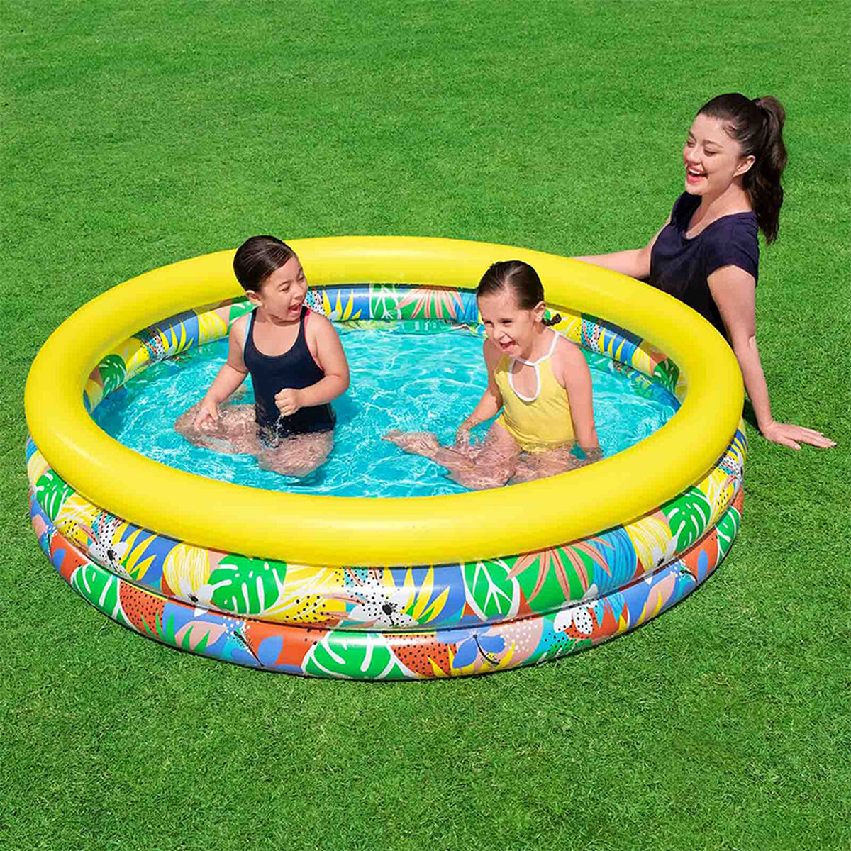 Bestway Aufblasbares Planschbecken für Kinder – 168 x 38 cm – Produktansicht 3