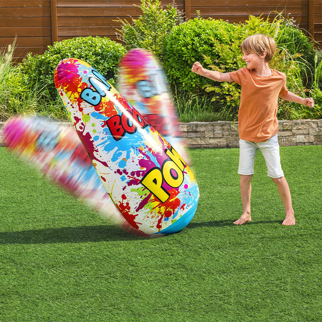 Bestway Kinder-Aufblasbar Boxing Punchbag mit Stand Comics 119 cm – Produktansicht 3