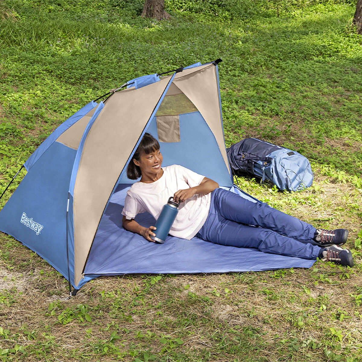 Bestway Beach Zelt Blau 200 x 100 x 100 cm – Produktansicht 3