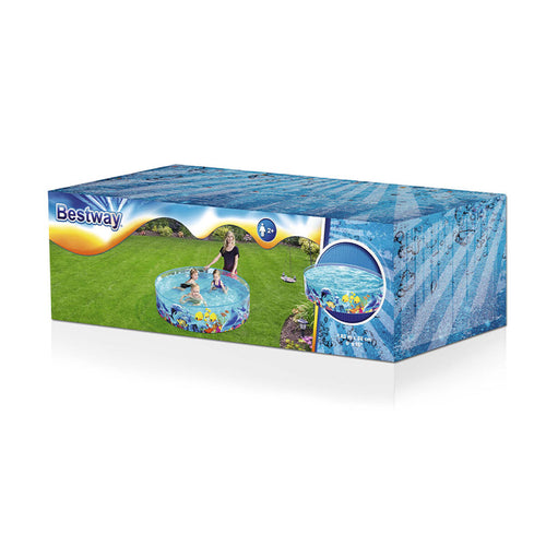 Aufblasbares Kinderplanschbecken Bestway Navy 183 x 38 cm – Produktbild 2