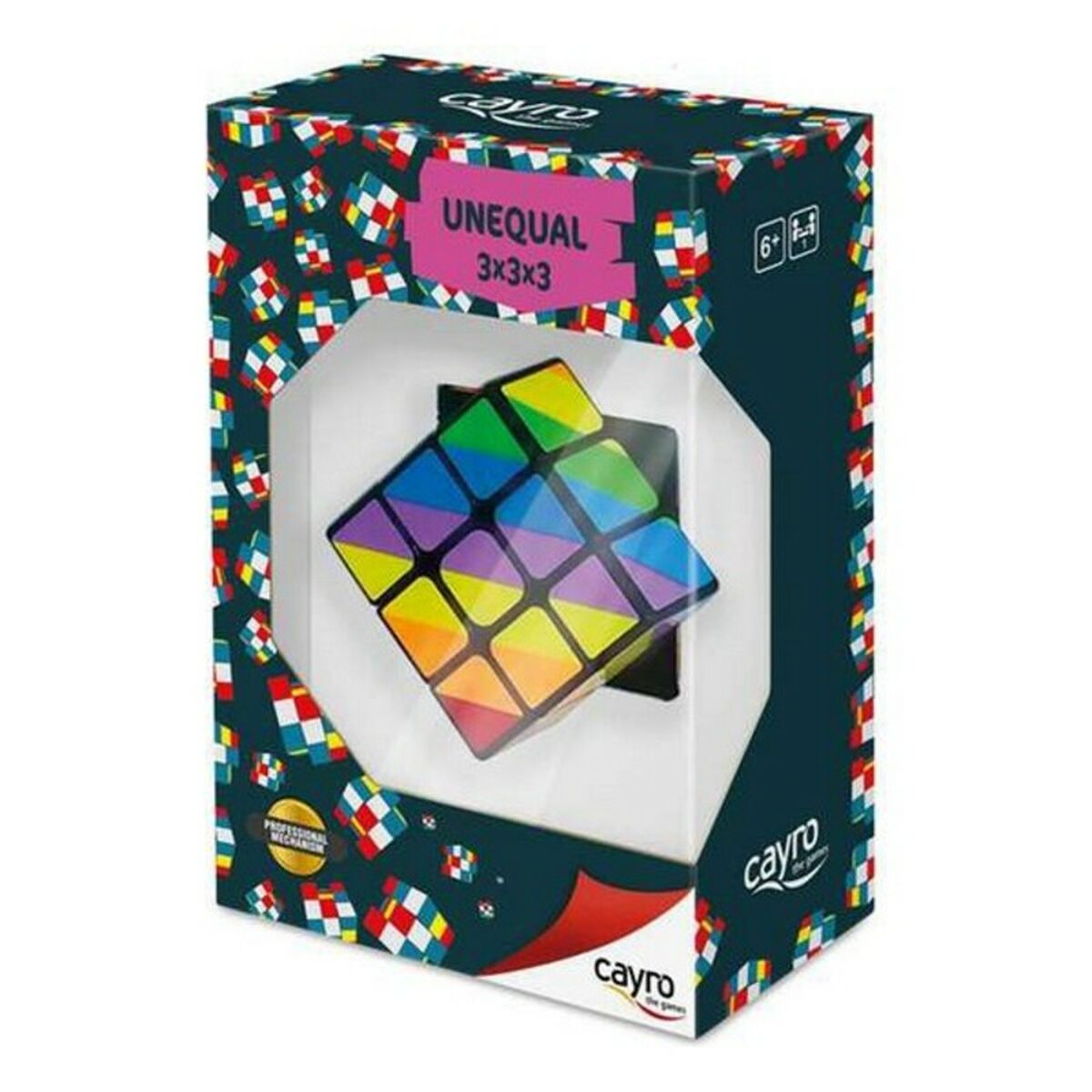 Brettspiel Unequal Cube Cayro YJ8313 3 x 3 – Produktbild 1