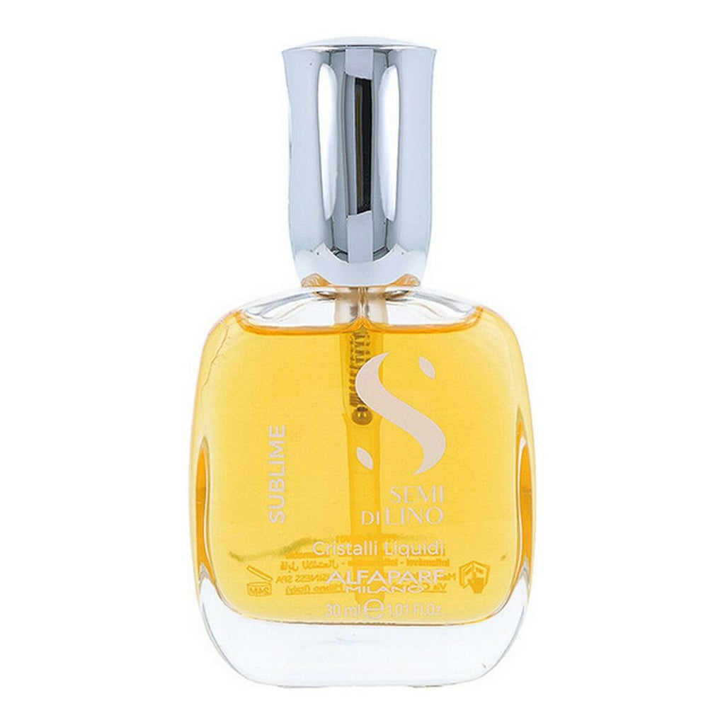 Hair Oil Semi Di Lino Sublime Cristal Liquid The Original Alfaparf