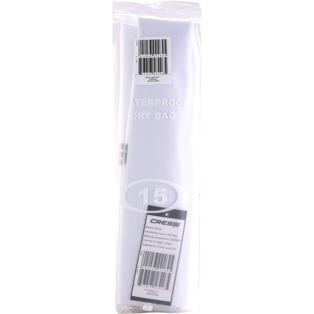 Cressi-Sub Wasserdicht Tasche PVC Weiß 15 L – Produktansicht 4