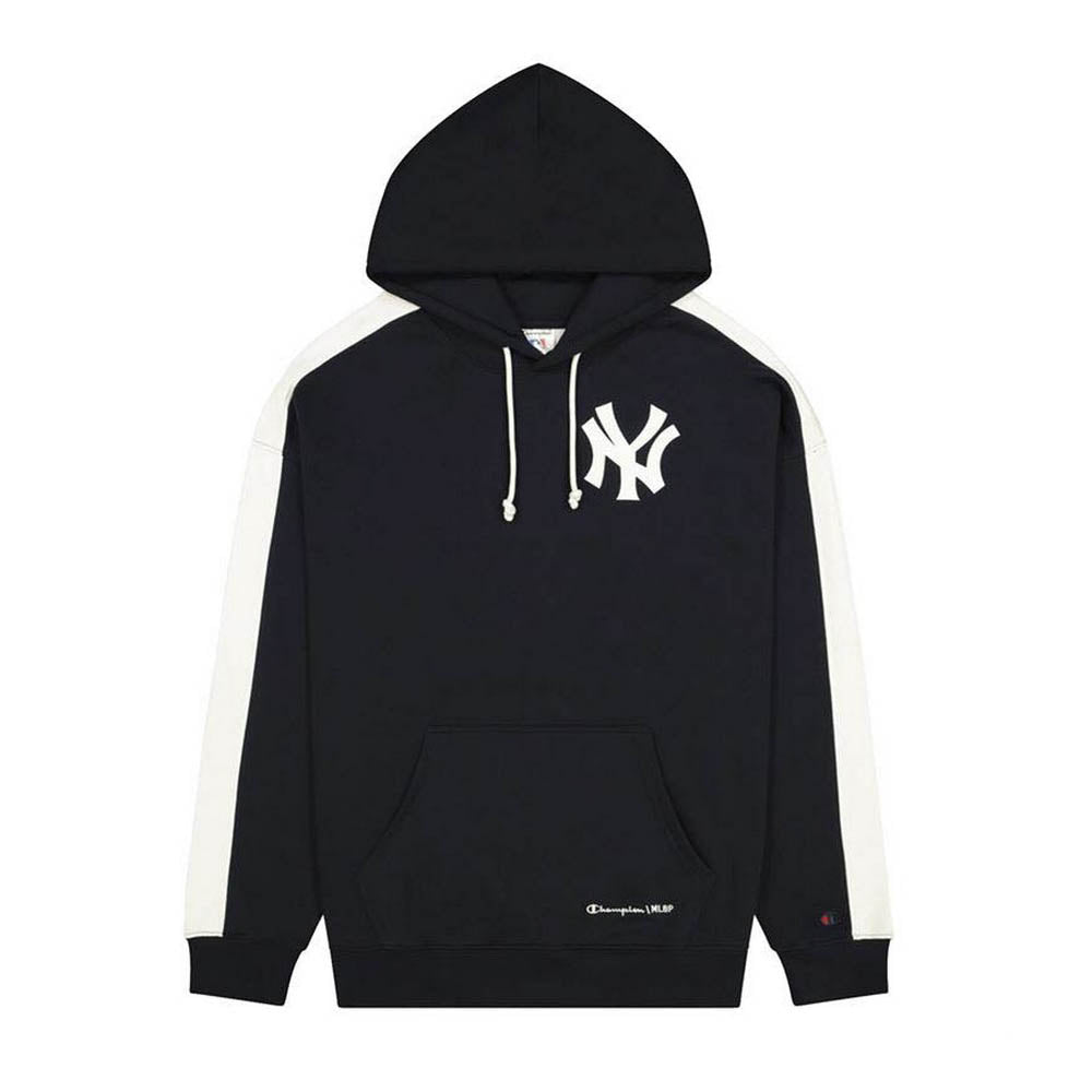 Champion Herren Hoodie MLB New York Yankees Dunkelblau – Produktansicht 2