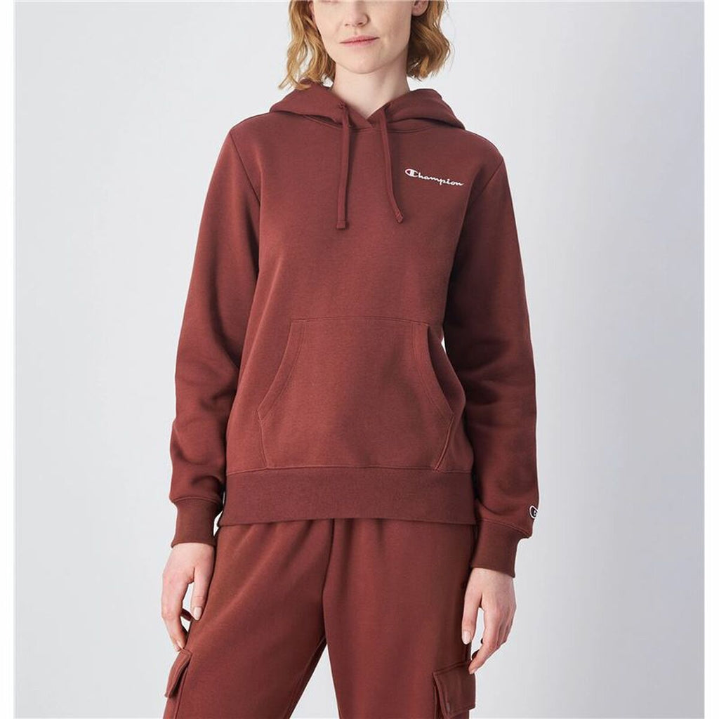 Champion Damen-Hoodie Braun – Produktansicht 2