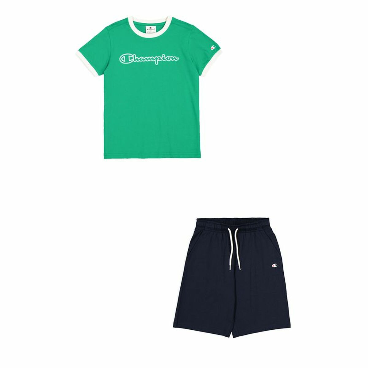 Champion Kinder-Sport Outfit Lime Grün – Produktansicht 1