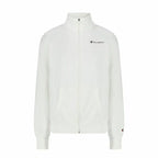 Champion Damen SweatShirt ohne Kapuze Full Zip Weiß – Produktansicht 3