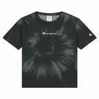 Champion Damen Kurzarm T-Shirt Croptop Schwarz – Produktansicht 2