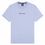 Short Sleeve T-Shirt Champion Crewneck M Purple