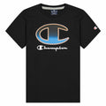 Short Sleeve T-Shirt Champion Crewneck T-Shirt B Black