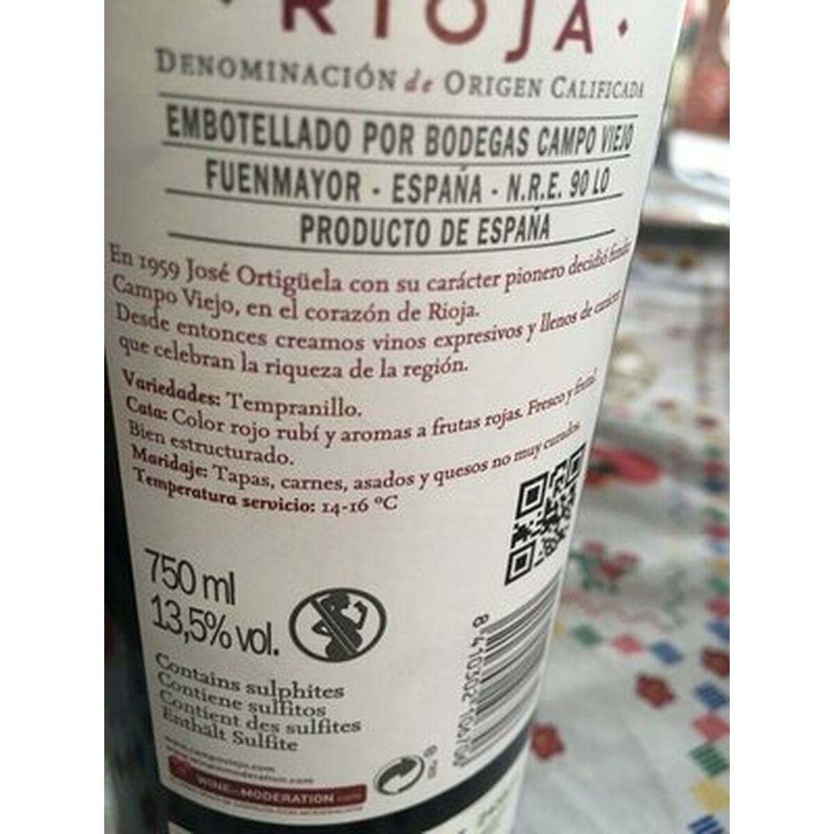 Campo Viejo Rotwein 1,2 kg – Produktansicht 3