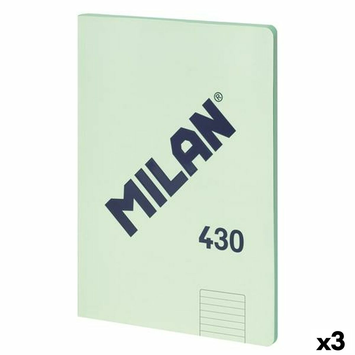 Milan Notizbuch 430 Grün A4 48 Sheets – Produktansicht 1