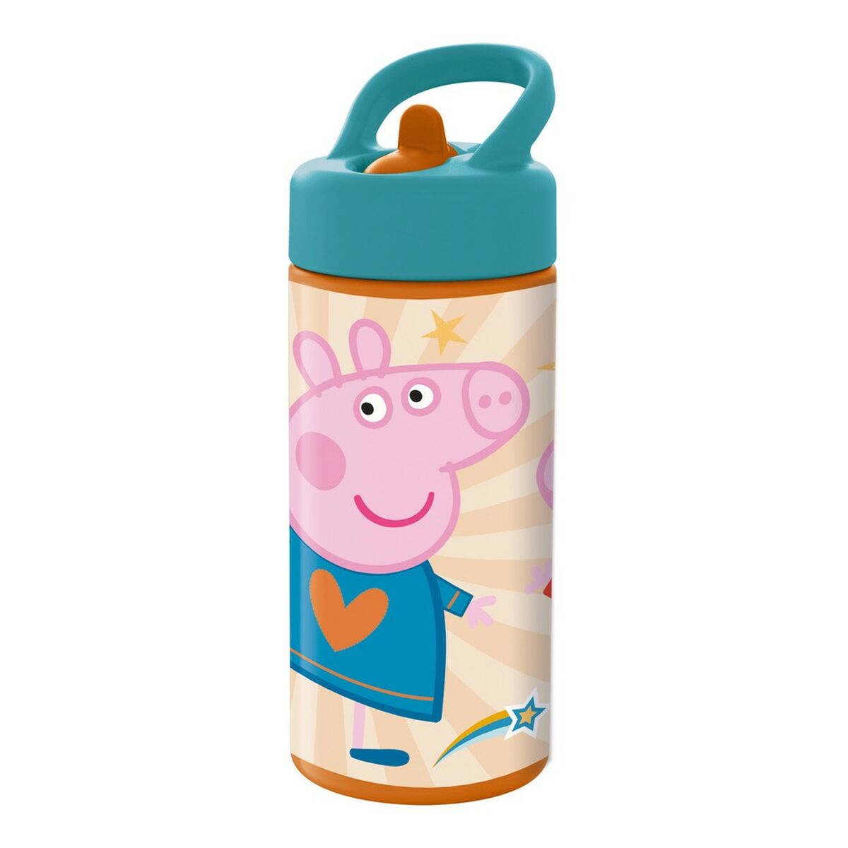 Peppa Pig Trinkflasche Having fun Rosa PVC 410 ml – Produktansicht 1