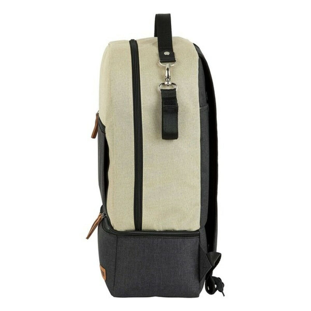 Safta Sporttasche mit Shoe Halter M883 Beige Dunkelgrau 15 L – Produktansicht 3