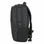 Rucksack für Notebook & Tablet mit USB Ausgang Safta 15,6'' Schwarz 30 x 43 x 16 cm – Produktansicht 7