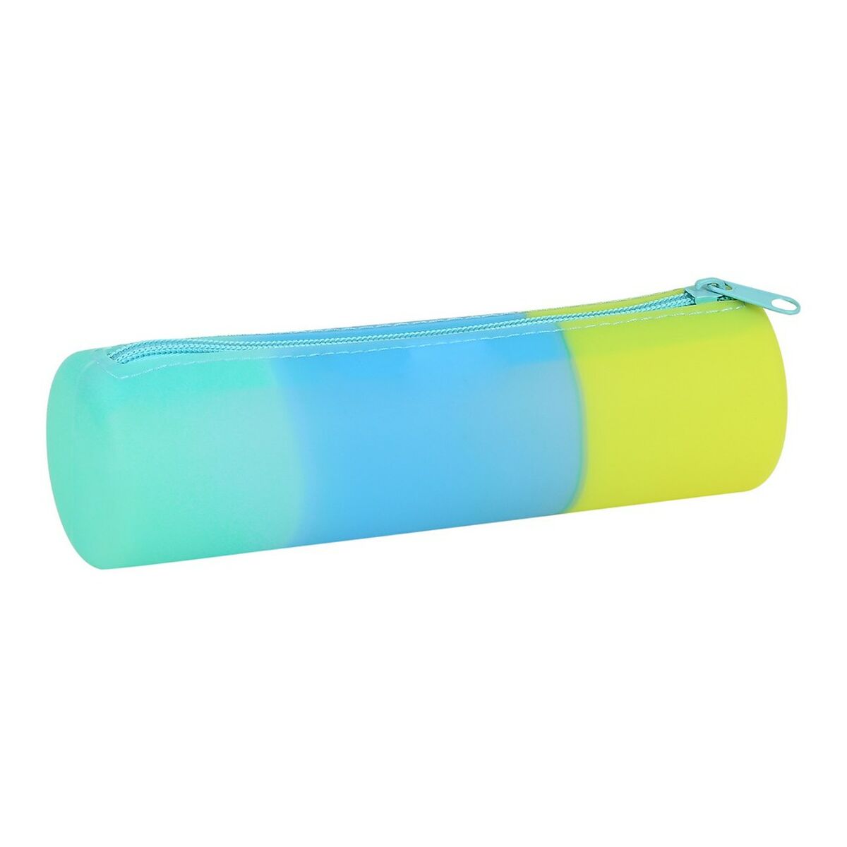Safta Cylindrical Federmäppchen Blau Grün Gelb – Produktansicht 4