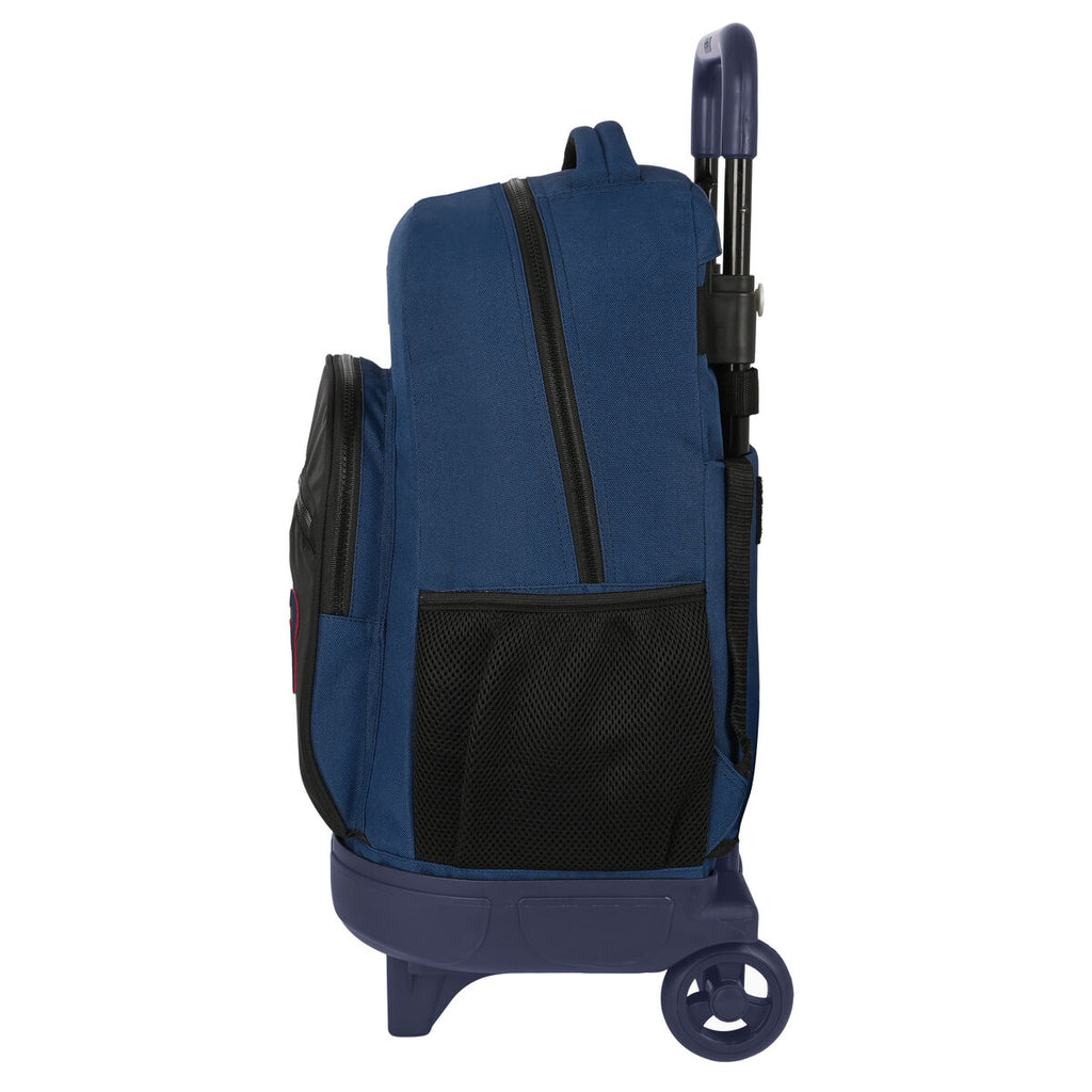 BlackFit8 Schulrucksack mit Rollen Urban Schwarz Dunkelblau – Produktansicht 3