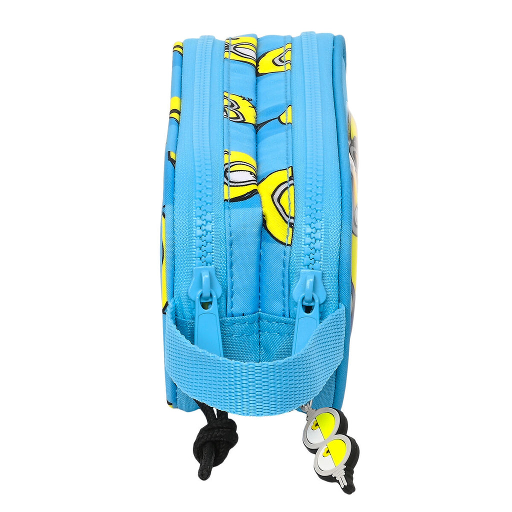 Minions Doppel-Federmäppchen Minionstatic Blau – Produktansicht 2